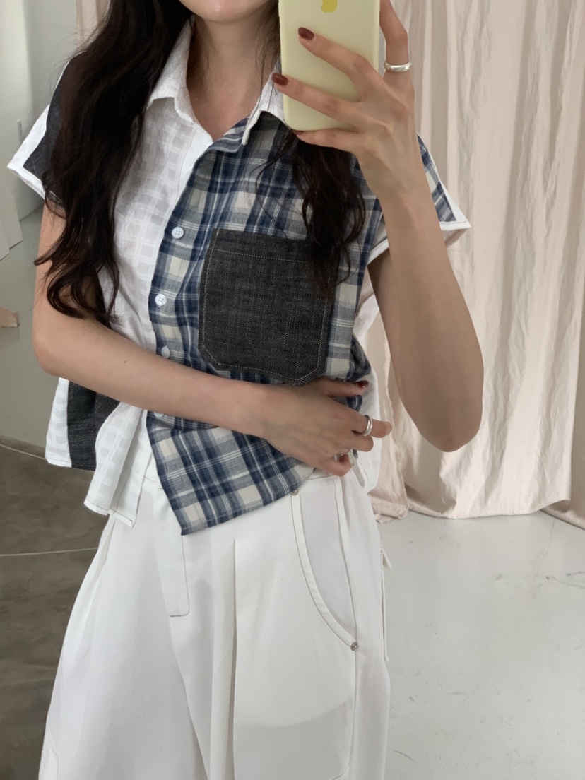 MOSMOS韓國直郵女裝新品休閑人氣時尚26春夏推薦襯衫蕾絲衫MOSMOS襯衫/蕾絲衫