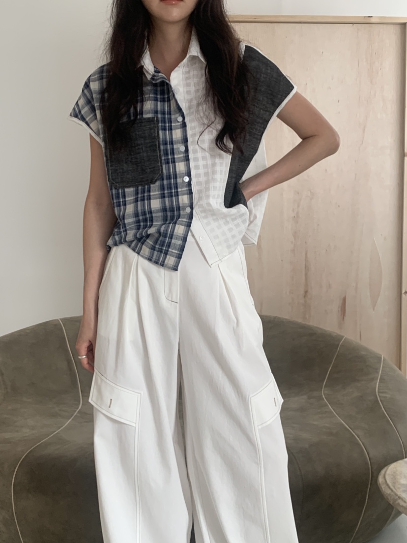 MOSMOS韓國直郵女裝新品休閑人氣時尚26春夏推薦襯衫蕾絲衫MOSMOS襯衫/蕾絲衫