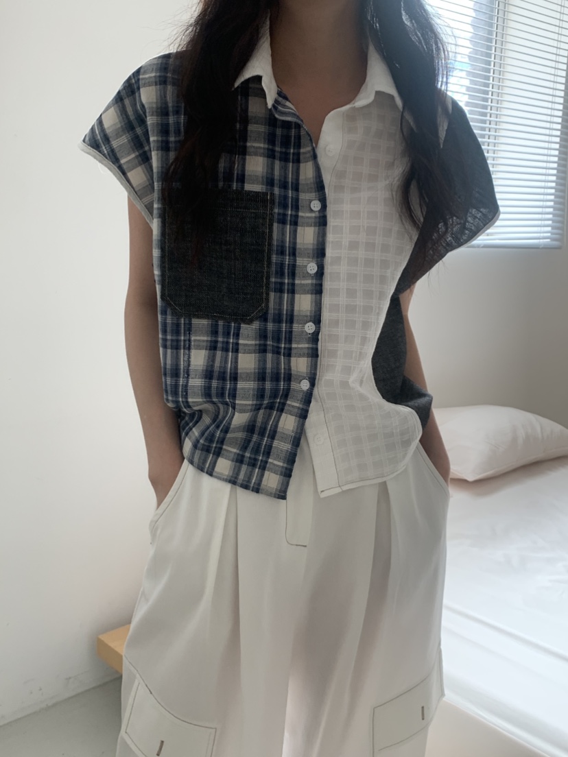 MOSMOS韓國直郵女裝新品休閑人氣時尚26春夏推薦襯衫蕾絲衫MOSMOS襯衫/蕾絲衫