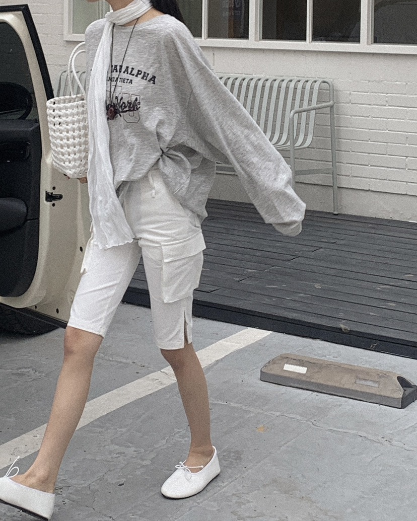 OURWAVE/OUR ROOM韓國直郵實拍女裝新款26春夏短褲七分褲Our Wave/Our Room短褲