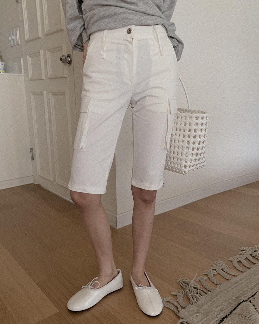 OURWAVE/OUR ROOM韓國直郵實拍女裝新款26春夏短褲七分褲Our Wave/Our Room短褲