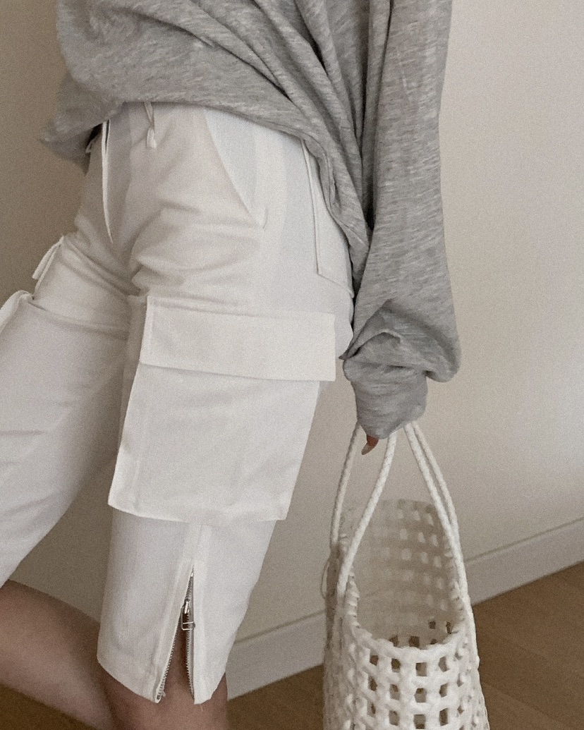 OURWAVE/OUR ROOM韓國直郵實拍女裝新款26春夏短褲七分褲Our Wave/Our Room短褲