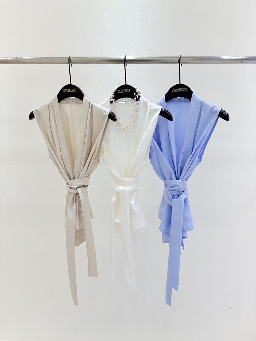 CORAL韓國直郵實拍女裝新品人氣熱賣時尚推薦26春夏吊帶背心CORAL吊帶/背心圖色2左二色