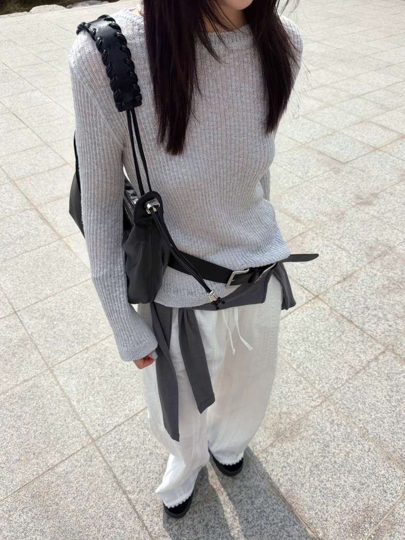 GLITTER韓國東大門直郵女裝新款熱賣26春夏人氣休閑針織衫GLITTER針織衫