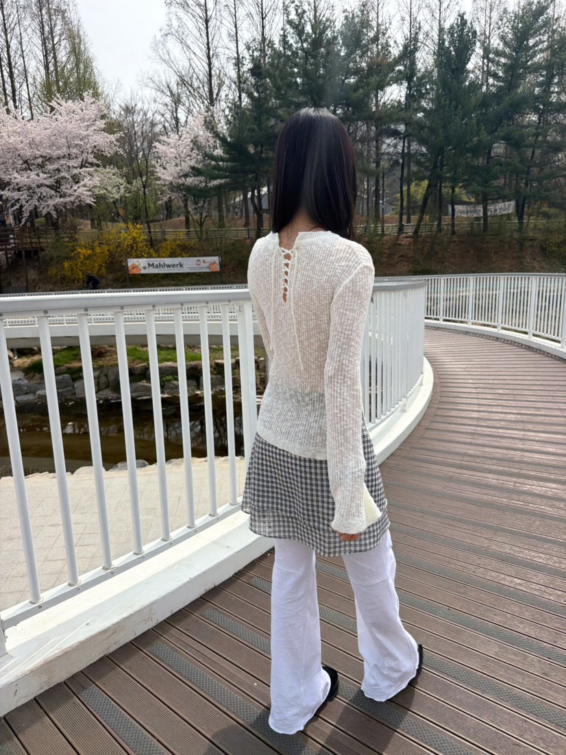 GLITTER韓國東大門直郵女裝新款熱賣26春夏人氣休閑針織衫GLITTER針織衫