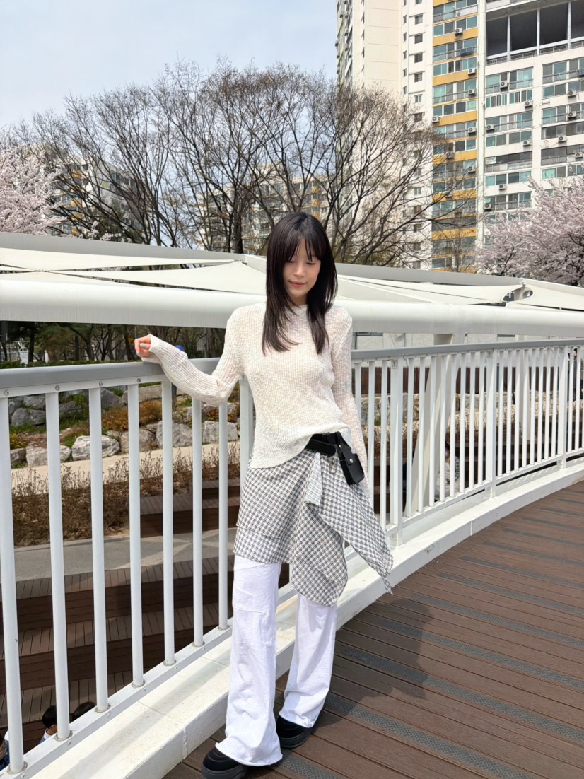 GLITTER韓國東大門直郵女裝新款熱賣26春夏人氣休閑針織衫GLITTER針織衫