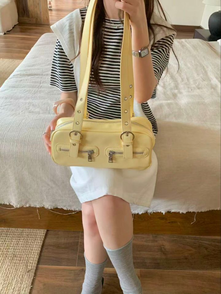 TROUVAILLE韓國代購女士新款職業時尚人氣推薦單肩斜跨包TROUVAILLE單肩/斜跨包