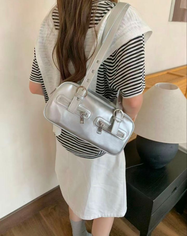 TROUVAILLE韓國代購女士新款職業時尚人氣推薦單肩斜跨包TROUVAILLE單肩/斜跨包