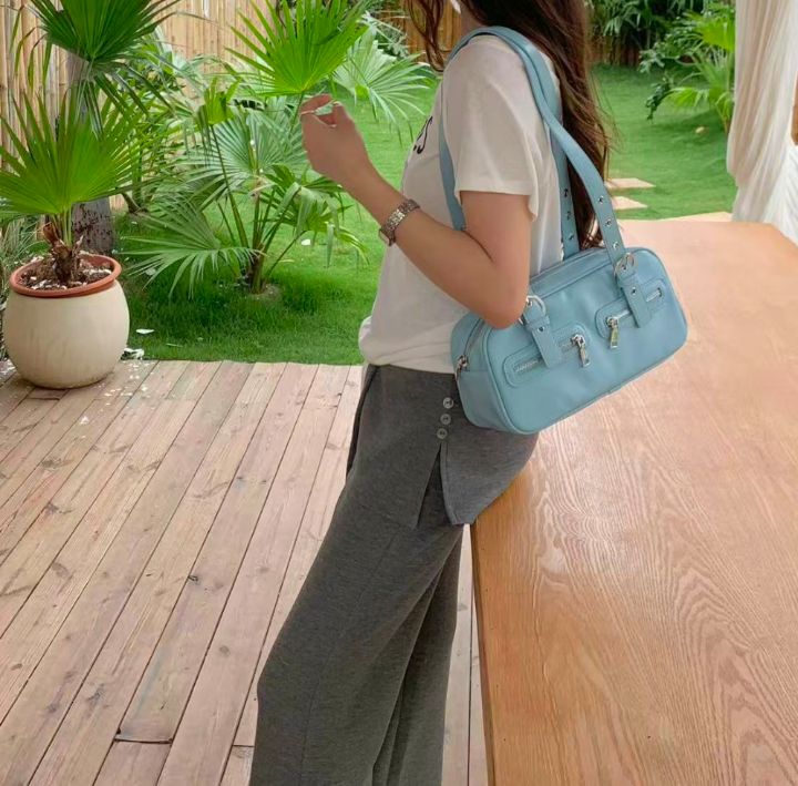 TROUVAILLE韓國代購女士新款職業時尚人氣推薦單肩斜跨包TROUVAILLE單肩/斜跨包