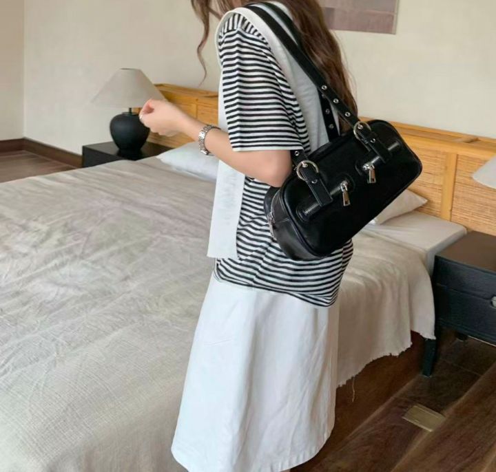 TROUVAILLE韓國代購女士新款職業時尚人氣推薦單肩斜跨包TROUVAILLE單肩/斜跨包