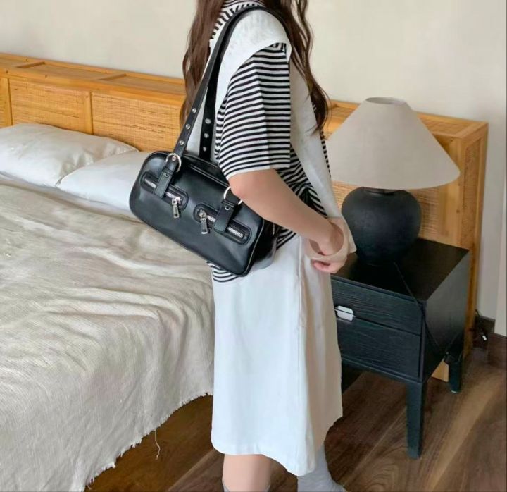 TROUVAILLE韓國代購女士新款職業時尚人氣推薦單肩斜跨包TROUVAILLE單肩/斜跨包