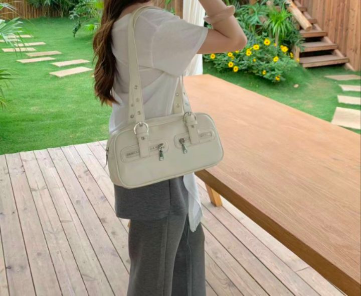 TROUVAILLE韓國代購女士新款職業時尚人氣推薦單肩斜跨包TROUVAILLE單肩/斜跨包