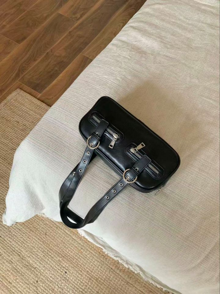 TROUVAILLE韓國代購女士新款職業時尚人氣推薦單肩斜跨包TROUVAILLE單肩/斜跨包圖色1