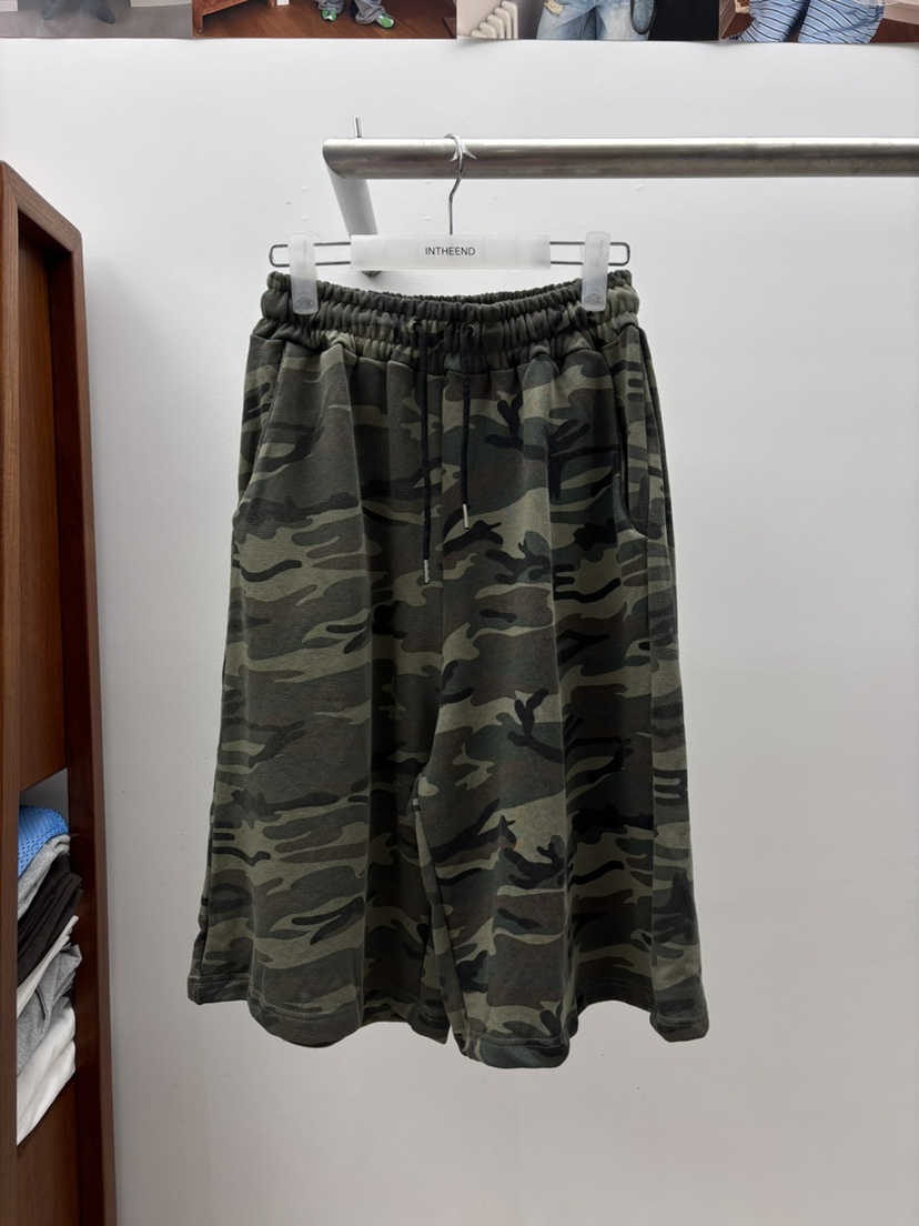 INTHEEND韓國直郵實拍女裝新款職業休閑推薦熱賣短褲迷彩INTHEEND短褲圖色1