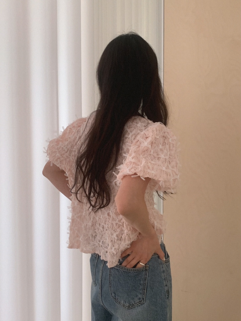 MOSMOS韓國東大門代購女士新款人氣時尚26春夏襯衫蕾絲衫MOSMOS襯衫/蕾絲衫