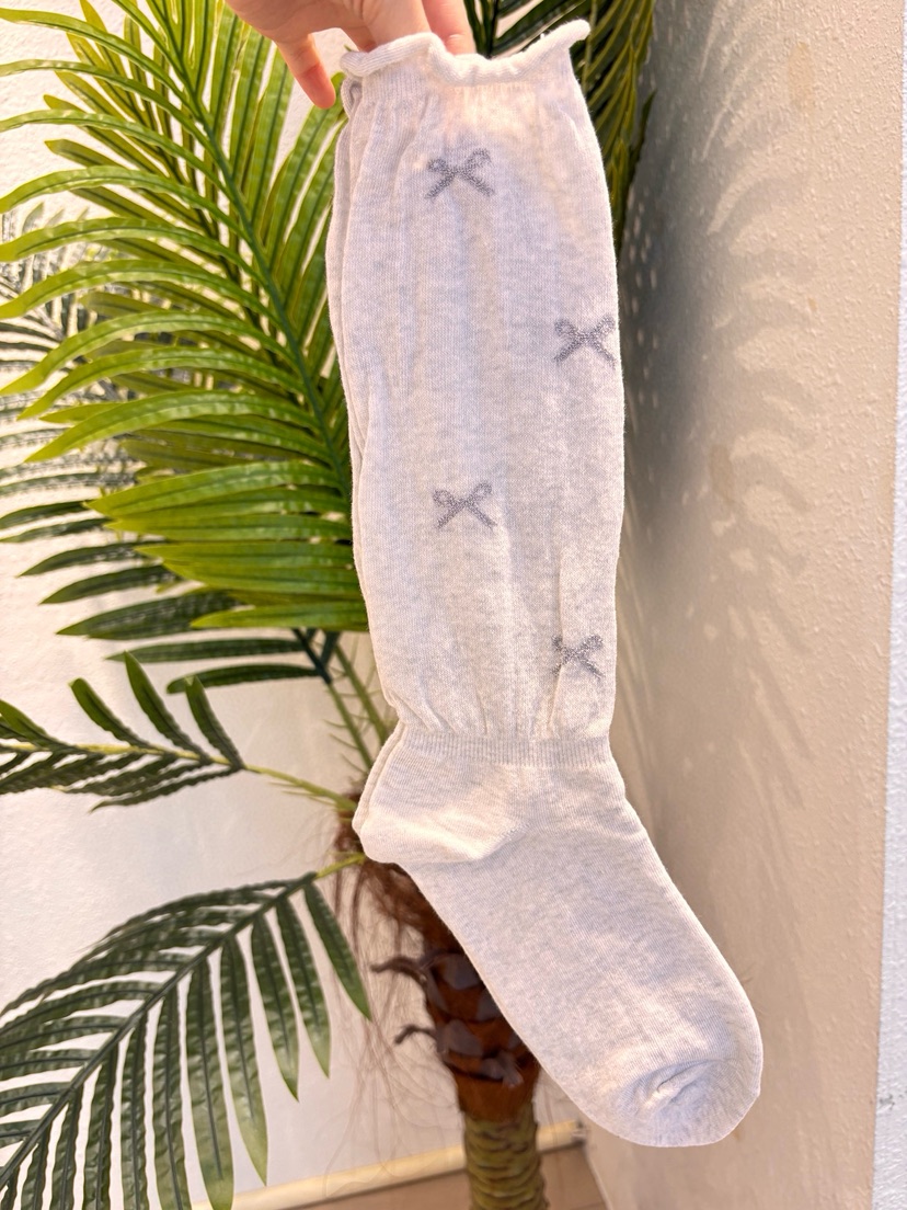 CACTUS-Q韓國東大門直郵女士新款26春夏職業熱賣襪子蝴蝶結CACTUS十雙起/可混搭襪子圖色5