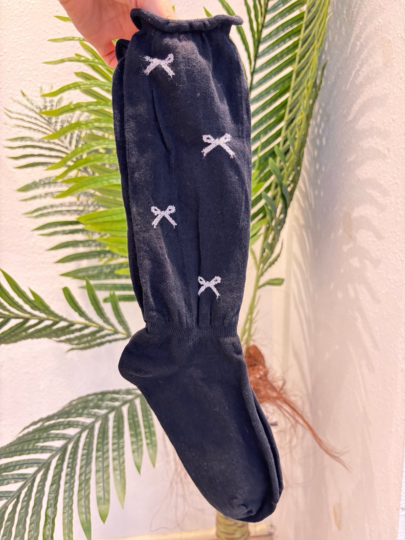 CACTUS-Q韓國東大門直郵女士新款26春夏職業熱賣襪子蝴蝶結CACTUS十雙起/可混搭襪子圖色6