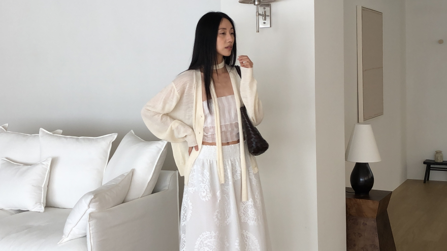 TORRE韓國代購女士新品推薦職業26春夏休閑熱賣人氣時尚長裙TORRE長裙