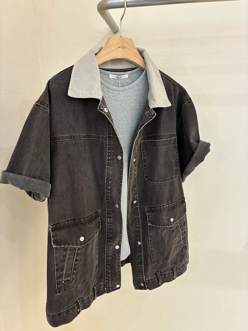 MUSE-P韓國代購女裝新品推薦時尚熱賣休閑職業夾克不含內搭MUSE-P夾克圖色1