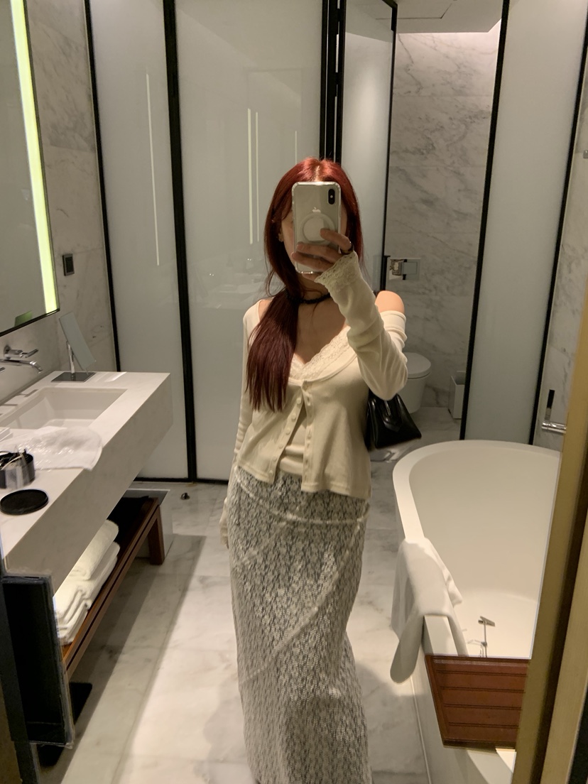 SUNDER MARKET韓國東大門代購女裝新品時尚職業26春夏長裙SUNDER MARKET長裙