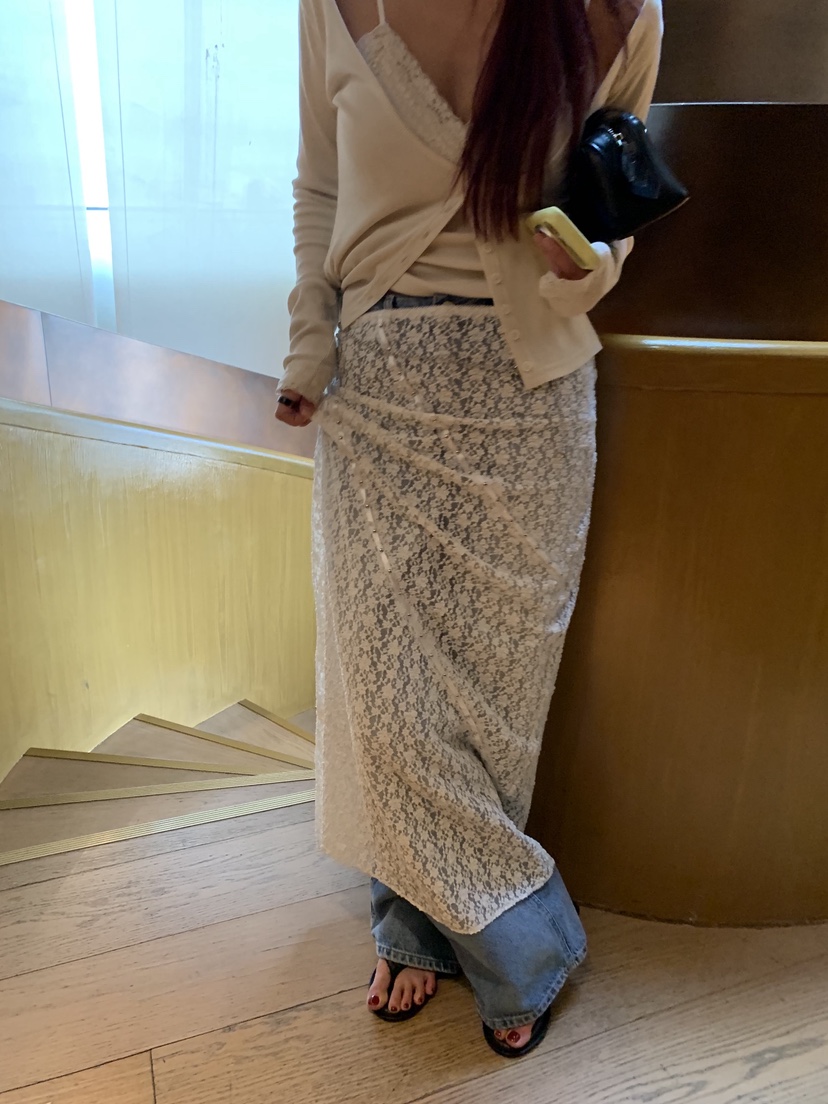 SUNDER MARKET韓國東大門代購女裝新品時尚職業26春夏長裙SUNDER MARKET長裙