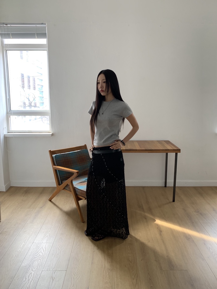 SUNDER MARKET韓國東大門代購女裝新品時尚職業26春夏長裙SUNDER MARKET長裙