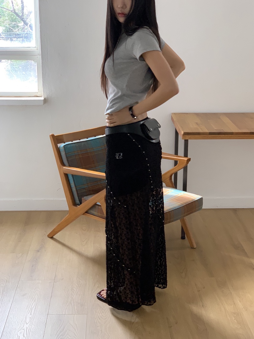 SUNDER MARKET韓國東大門代購女裝新品時尚職業26春夏長裙SUNDER MARKET長裙