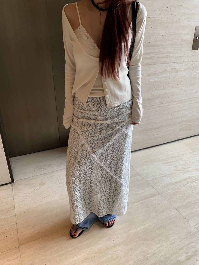 SUNDER MARKET韓國東大門代購女裝新品時尚職業26春夏長裙SUNDER MARKET長裙圖色1