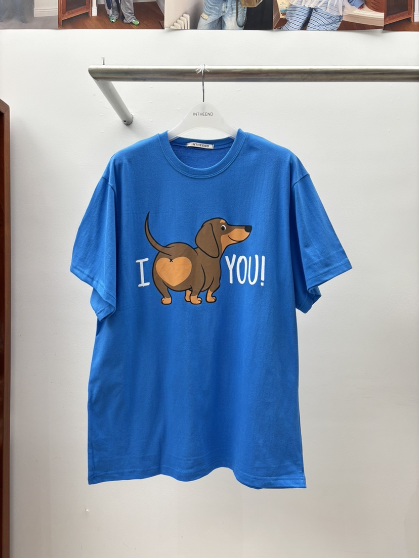 INTHEEND韓國代購女士新品人氣26春夏熱賣休閑推薦時尚T恤INTHEENDT恤圖色2