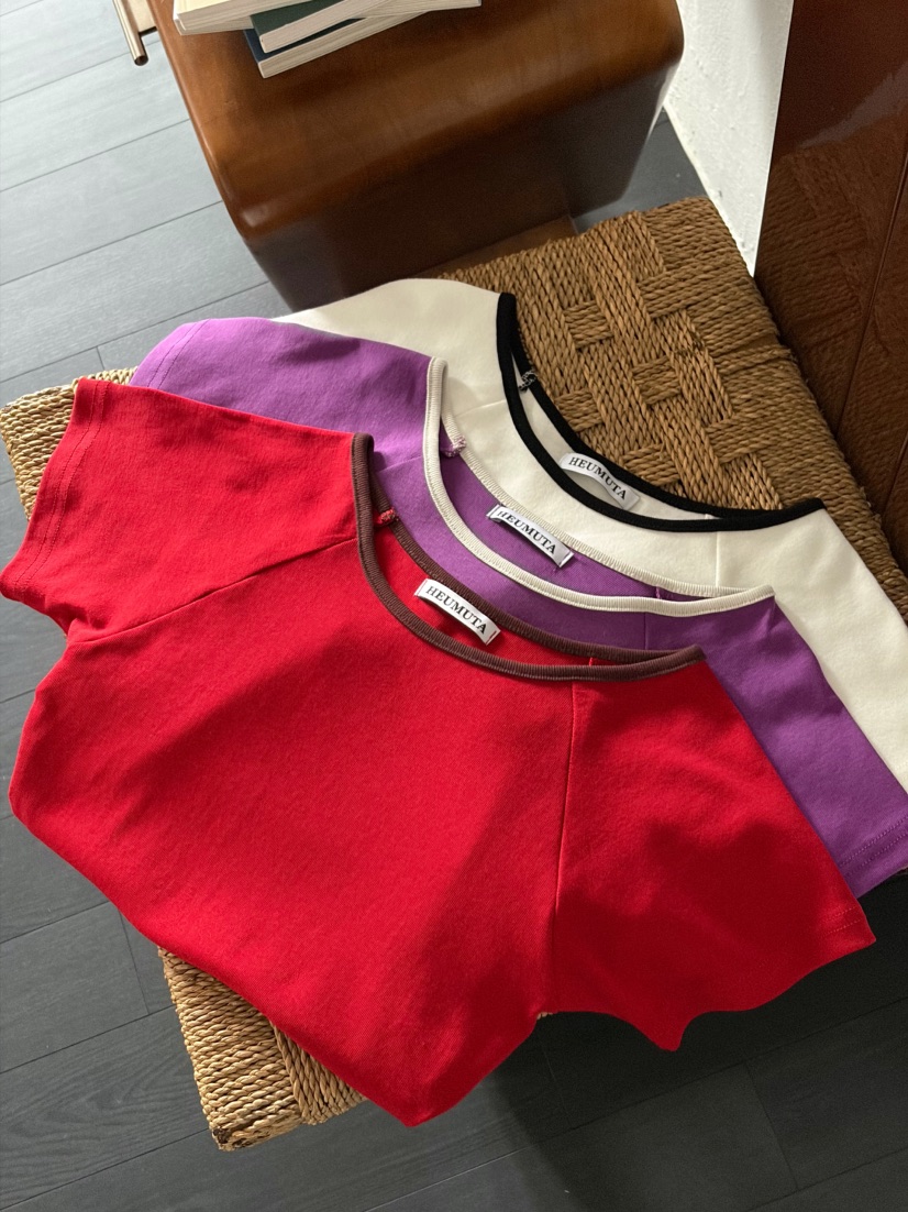 HEUMUTA韓國直郵實拍女裝新款休閑人氣熱賣職業推薦時尚T恤HEUMUTAT恤