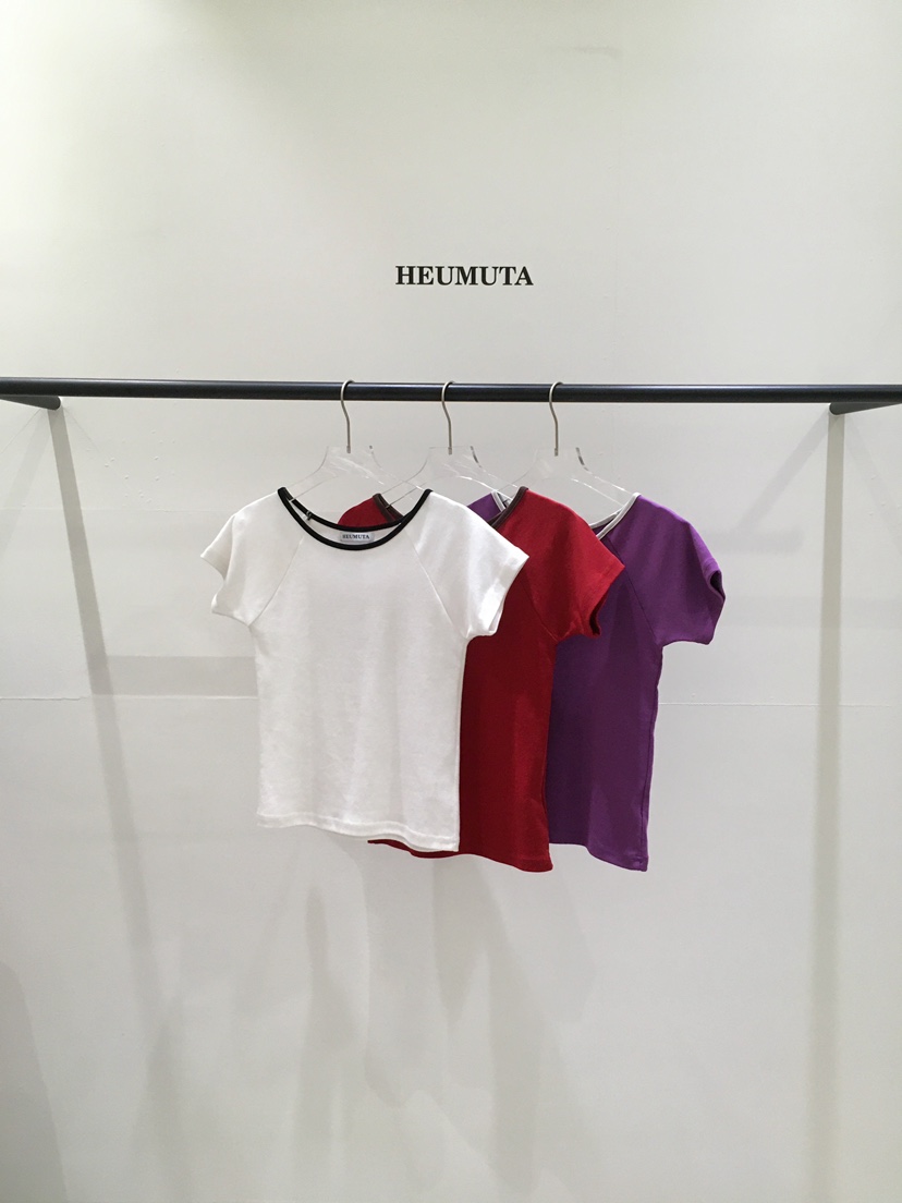HEUMUTA韓國直郵實拍女裝新款休閑人氣熱賣職業推薦時尚T恤HEUMUTAT恤