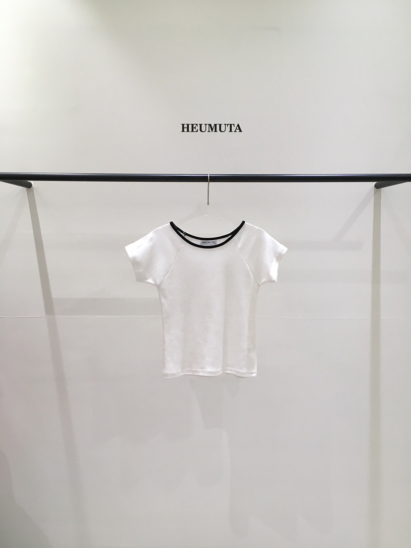 HEUMUTA韓國直郵實拍女裝新款休閑人氣熱賣職業推薦時尚T恤HEUMUTAT恤圖色3