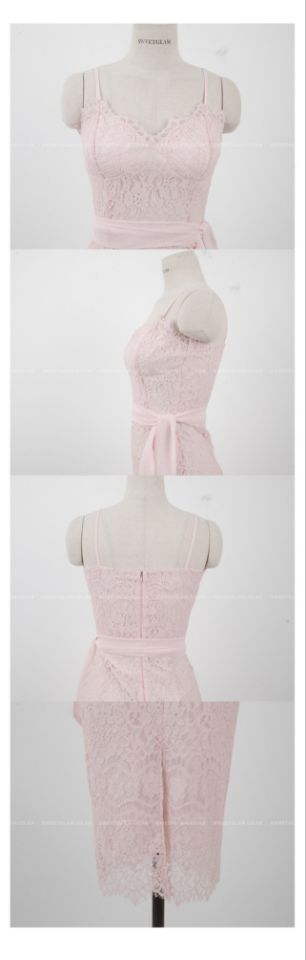 HIGH HEELS韓國東大門直郵女裝新品推薦連衣裙含腰帶圍巾HIGH HEELS連衣裙