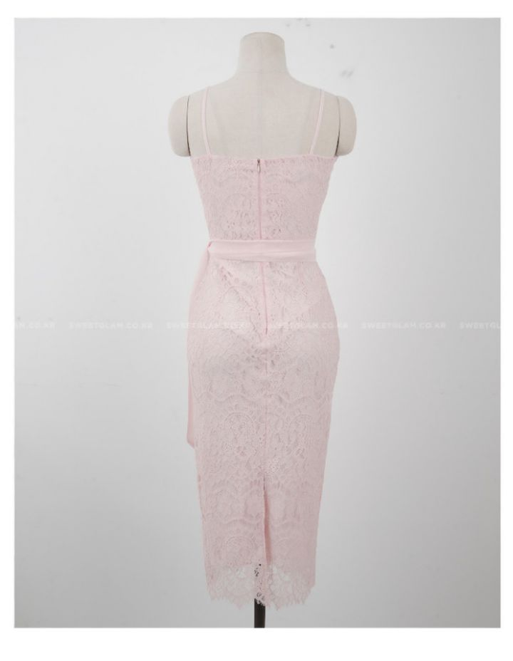 HIGH HEELS韓國東大門直郵女裝新品推薦連衣裙含腰帶圍巾HIGH HEELS連衣裙