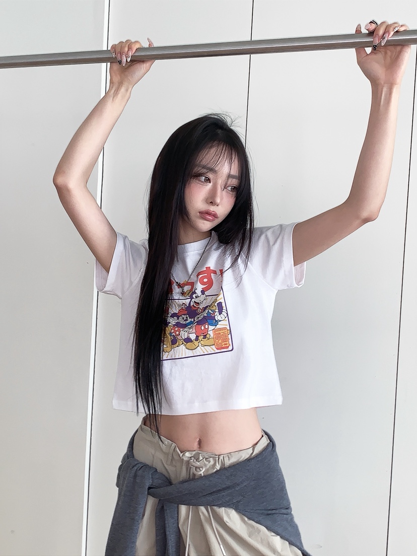 OURWAVE/OUR ROOM韓國東大門直郵女裝新品熱賣T恤男女同款Our Wave/Our RoomT恤