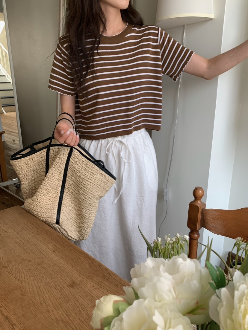 BLEECKER韓國直郵實拍女裝新款人氣推薦26春夏休閑針織衫BLEECKER針織衫