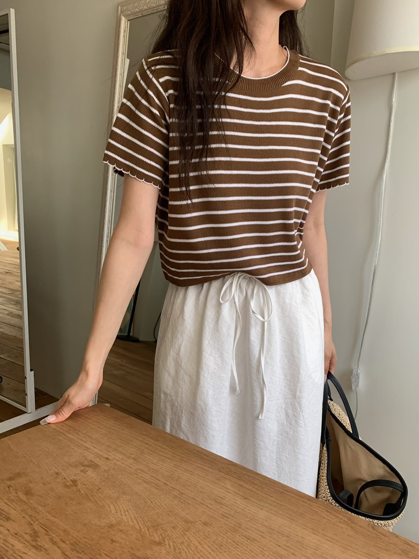 BLEECKER韓國直郵實拍女裝新款人氣推薦26春夏休閑針織衫BLEECKER針織衫