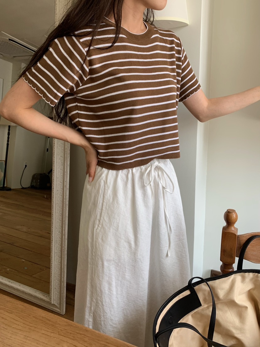 BLEECKER韓國直郵實拍女裝新款人氣推薦26春夏休閑針織衫BLEECKER針織衫