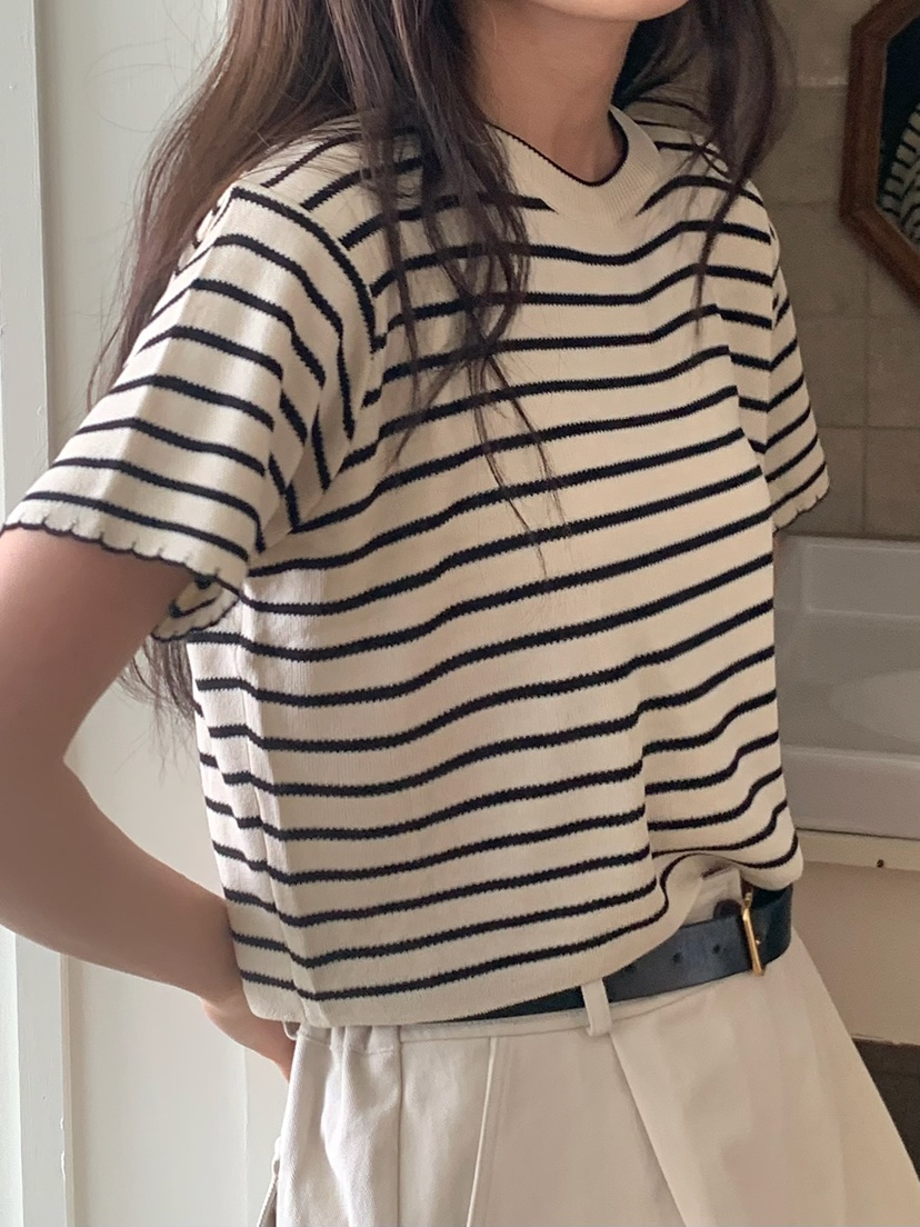 BLEECKER韓國直郵實拍女裝新款人氣推薦26春夏休閑針織衫BLEECKER針織衫