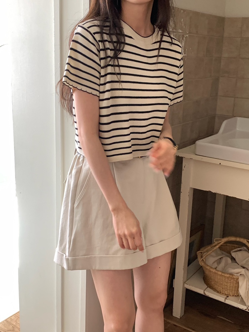 BLEECKER韓國直郵實拍女裝新款人氣推薦26春夏休閑針織衫BLEECKER針織衫