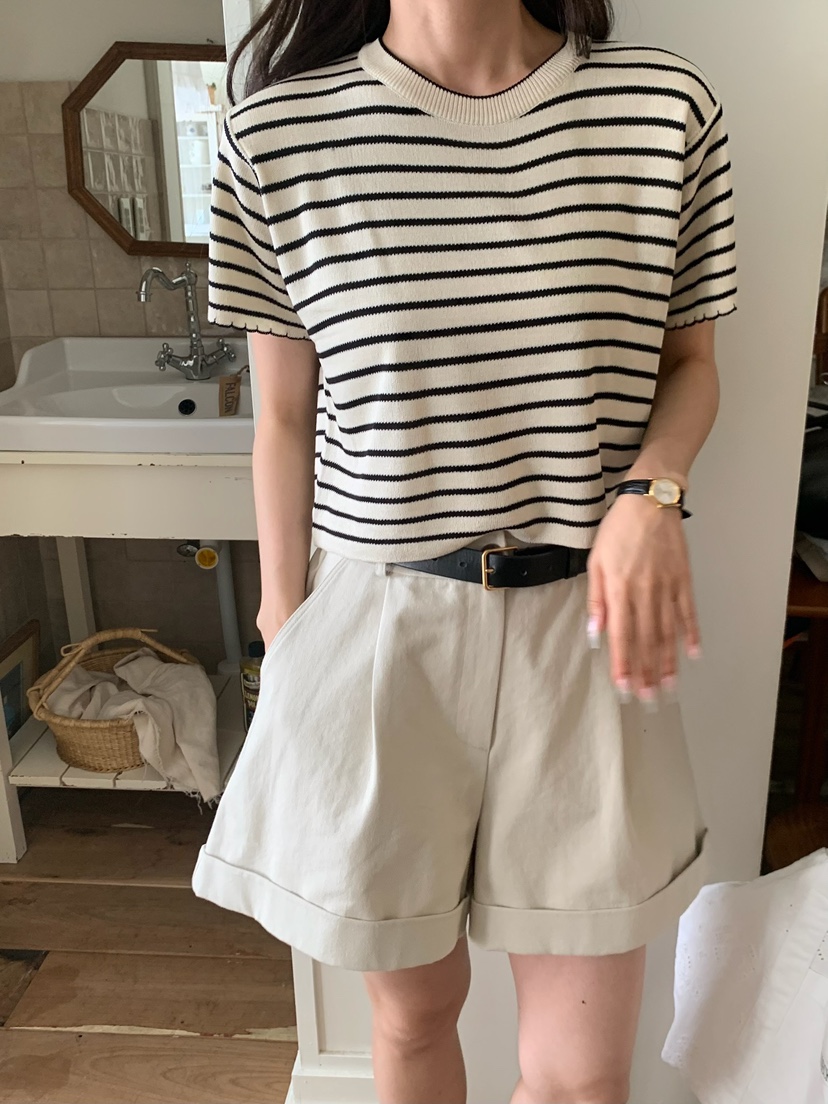 BLEECKER韓國直郵實拍女裝新款人氣推薦26春夏休閑針織衫BLEECKER針織衫