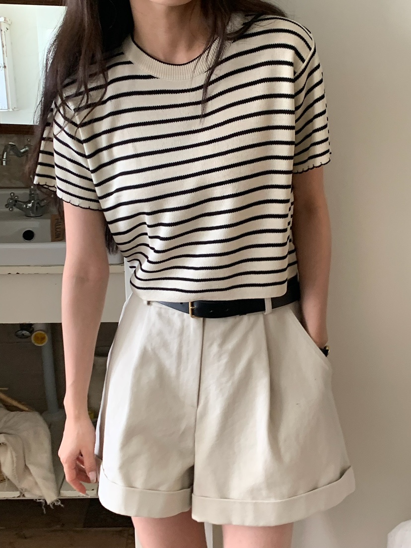 BLEECKER韓國直郵實拍女裝新款人氣推薦26春夏休閑針織衫BLEECKER針織衫