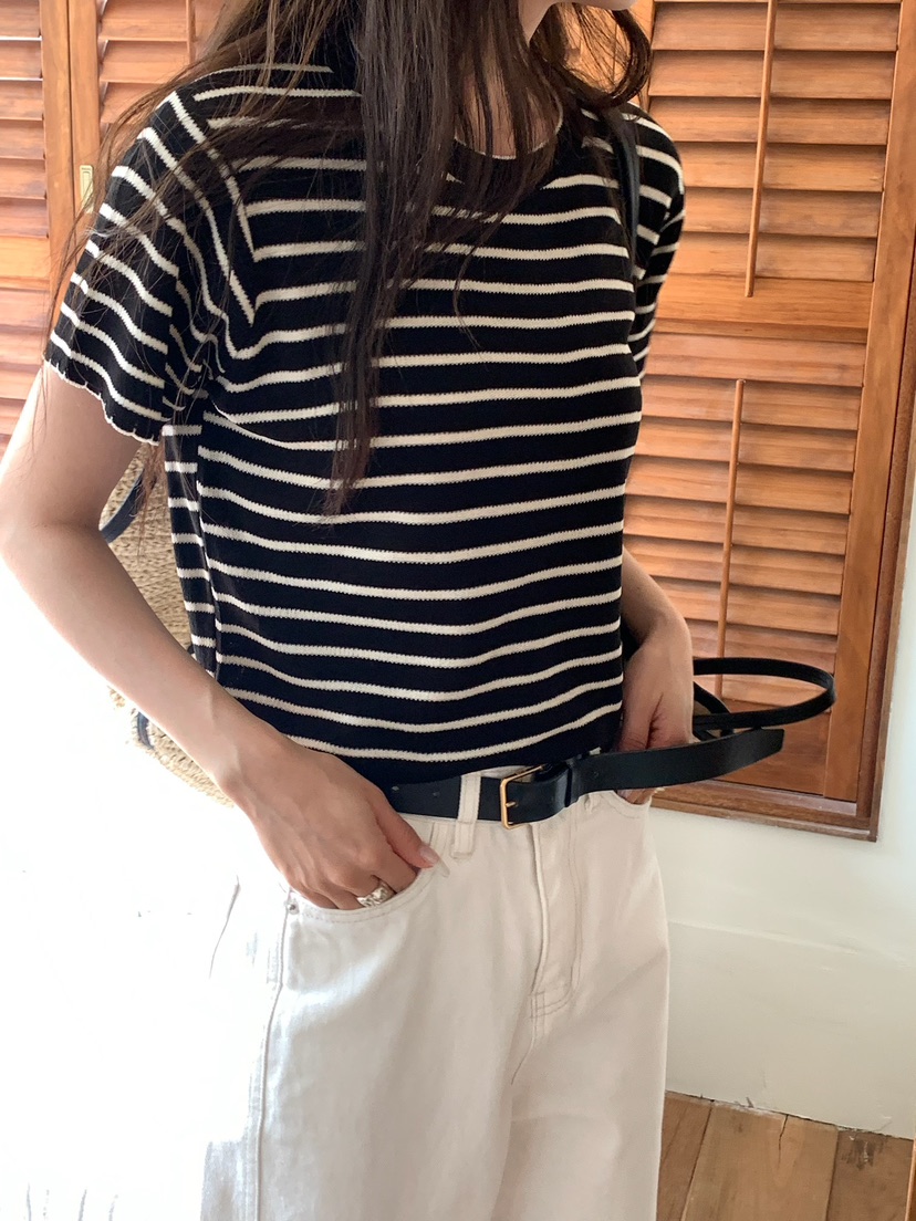 BLEECKER韓國直郵實拍女裝新款人氣推薦26春夏休閑針織衫BLEECKER針織衫