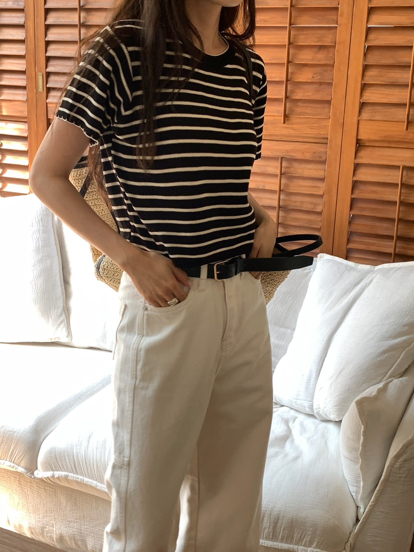 BLEECKER韓國直郵實拍女裝新款人氣推薦26春夏休閑針織衫BLEECKER針織衫