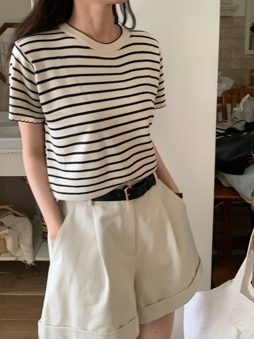 BLEECKER韓國直郵實拍女裝新款人氣推薦26春夏休閑針織衫BLEECKER針織衫