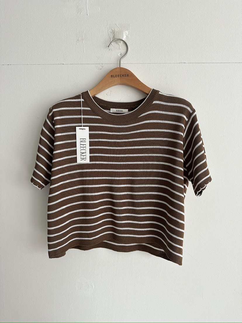 BLEECKER韓國直郵實拍女裝新款人氣推薦26春夏休閑針織衫BLEECKER針織衫圖色1