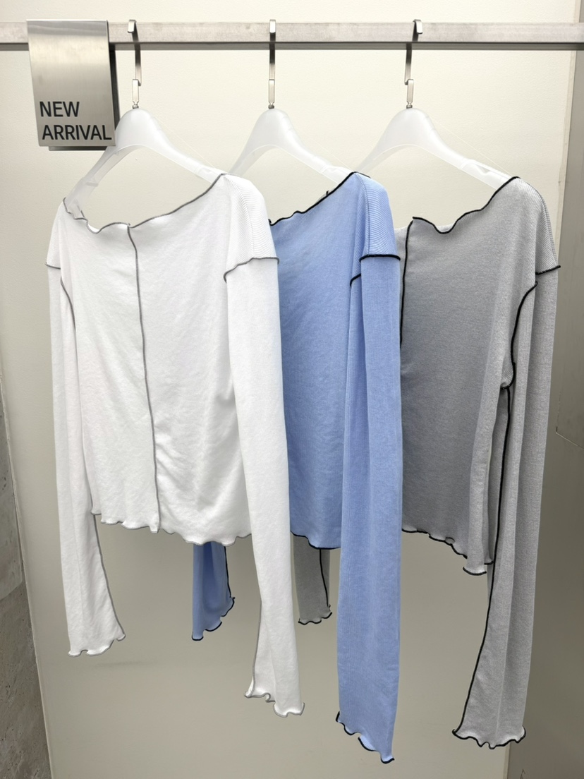 GLITTER韓國東大門直郵女裝新品人氣26春夏熱賣休閑長袖T恤GLITTER長袖T恤