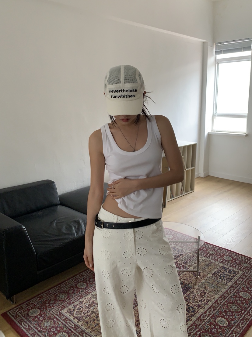 SUNDER MARKET韓國代購女裝新品職業26春夏人氣吊帶背心SUNDER MARKET吊帶/背心