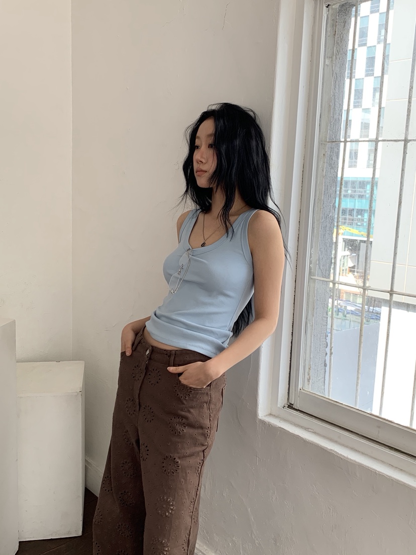 SUNDER MARKET韓國代購女裝新品職業26春夏人氣吊帶背心SUNDER MARKET吊帶/背心