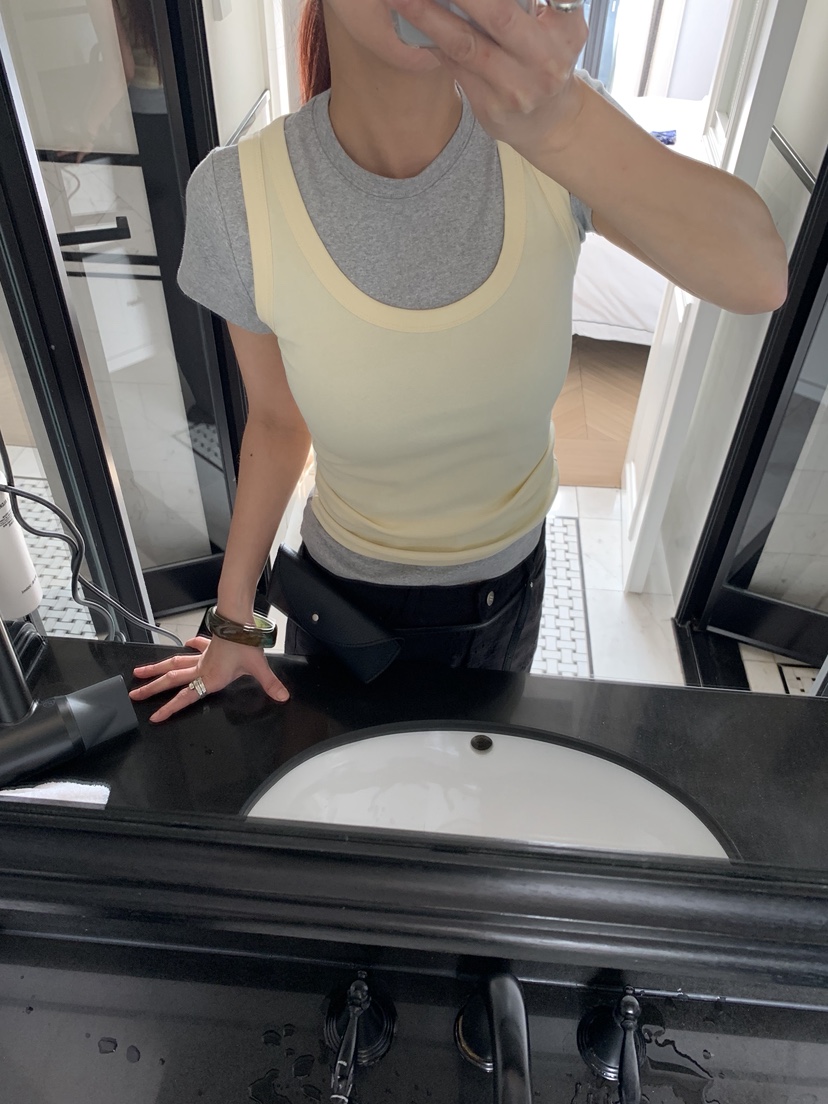 SUNDER MARKET韓國代購女裝新品職業26春夏人氣吊帶背心SUNDER MARKET吊帶/背心